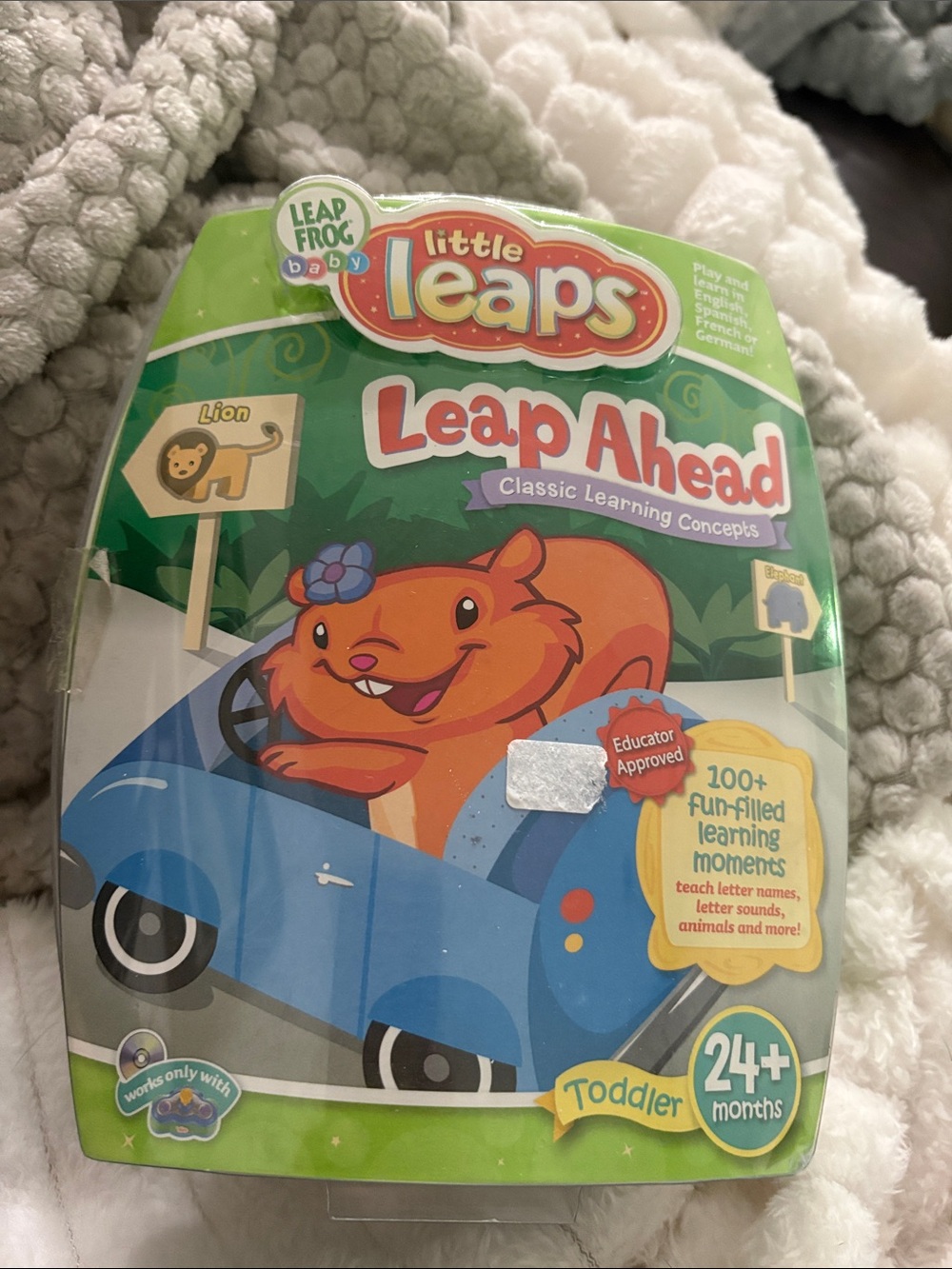 LeapFrog Little Leaps Leap Ahead Toddler Learning Toy - Green/Blue